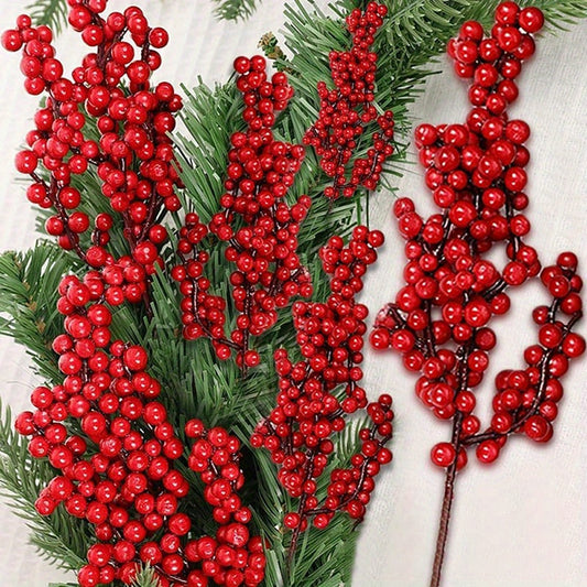 Red Berry Rama artificial para decoración