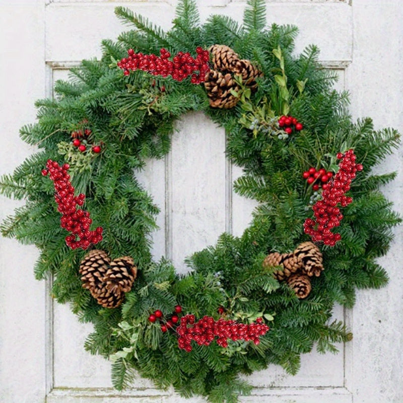 Red Berry Rama artificial para decoración