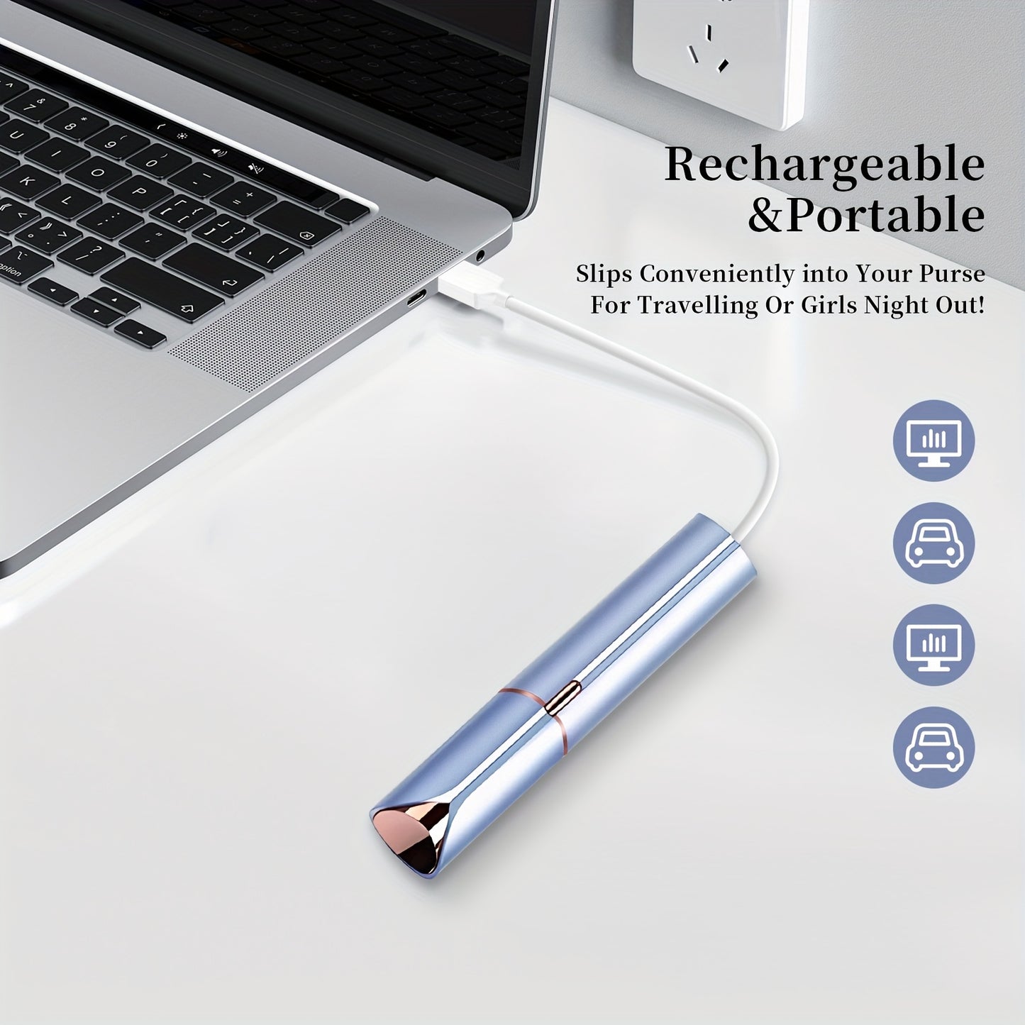 Depilador Cargable Para Todo el cuerpo incluyendo la cara