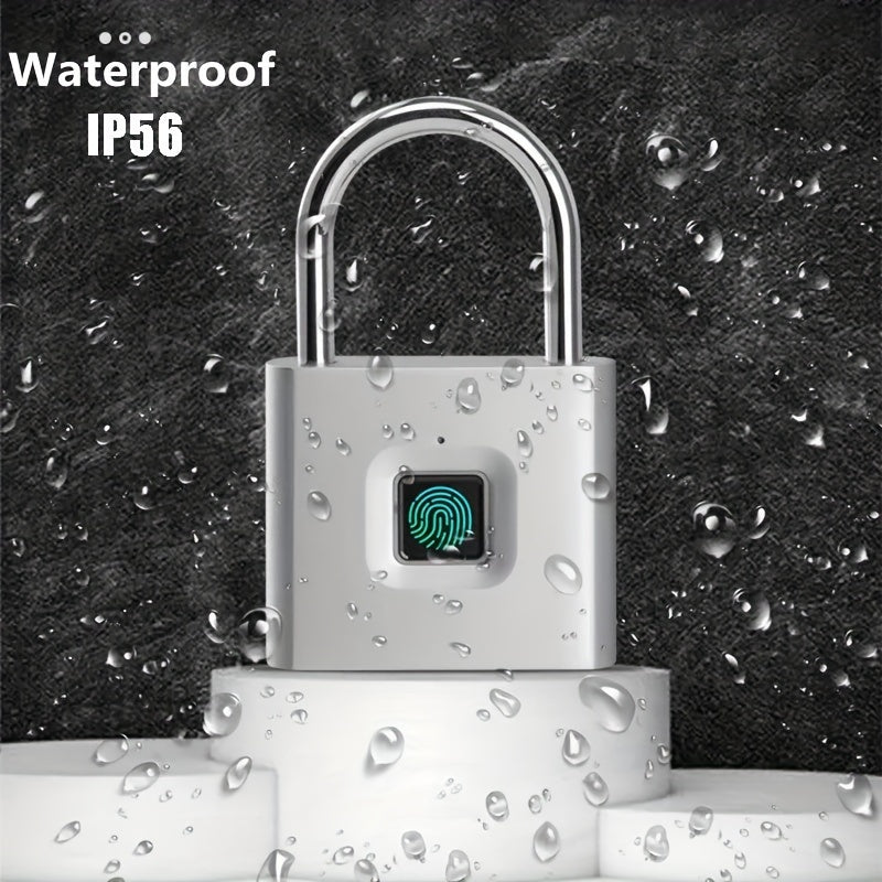 Candado Water proof Para todo uso con Fingerprint Lock cargable