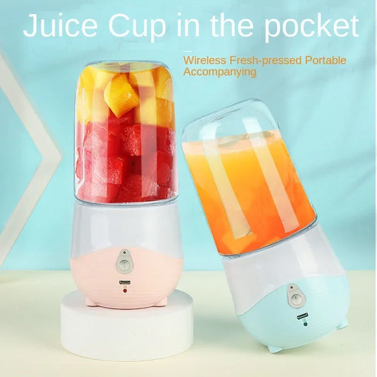 Licuadora Portátil USB Recargable – Mini Extractor de Jugos y Batidos | Ideal para Smoothies, Shakes y Uso Diario