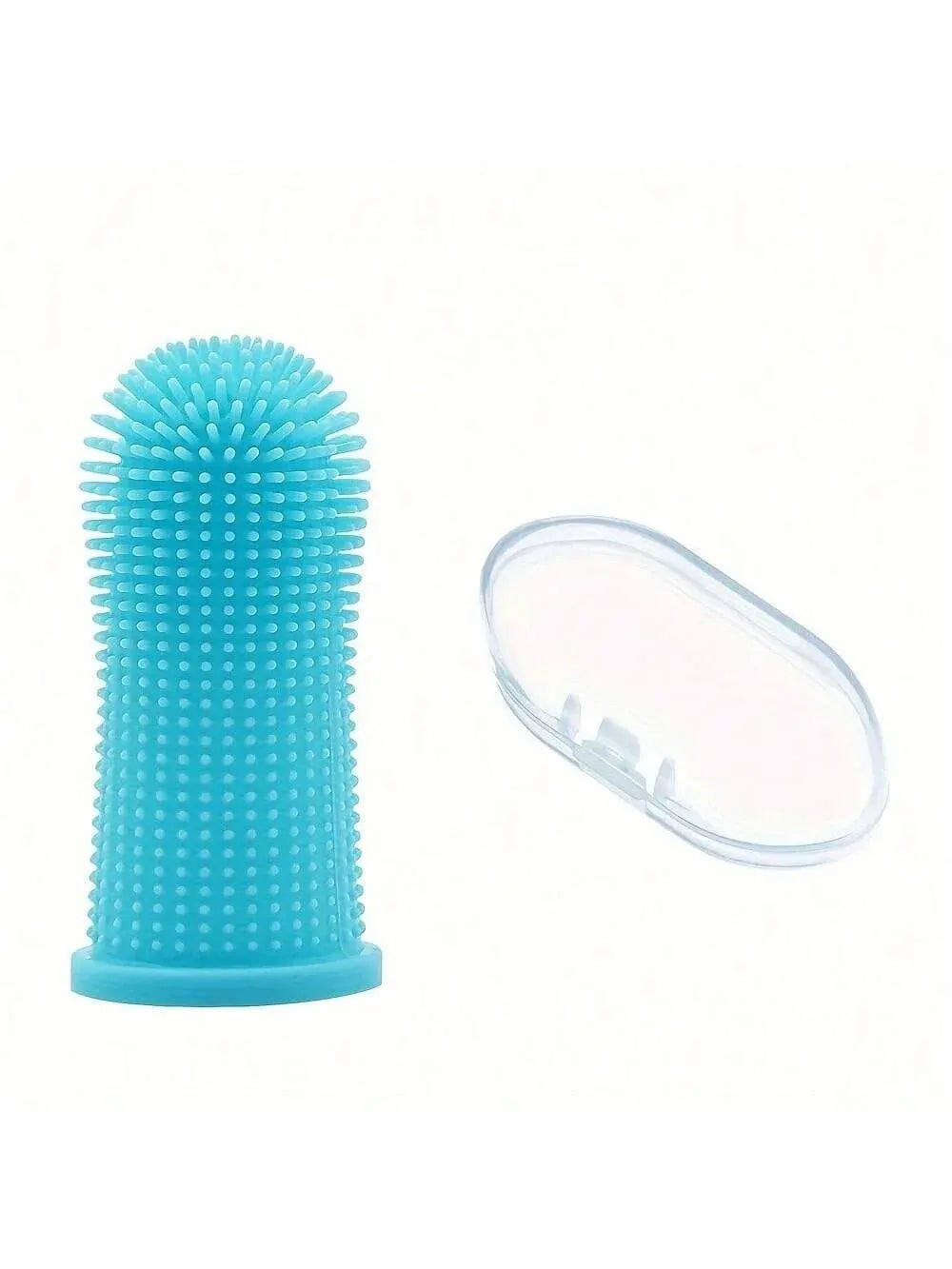 Productos de limpieza de cepillos de dientes de dedo para mascotas perros y gatos