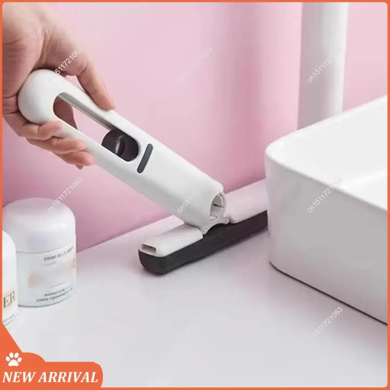 Mini trapeador portátil, trapeador de esponja autocomprimente, manos libres