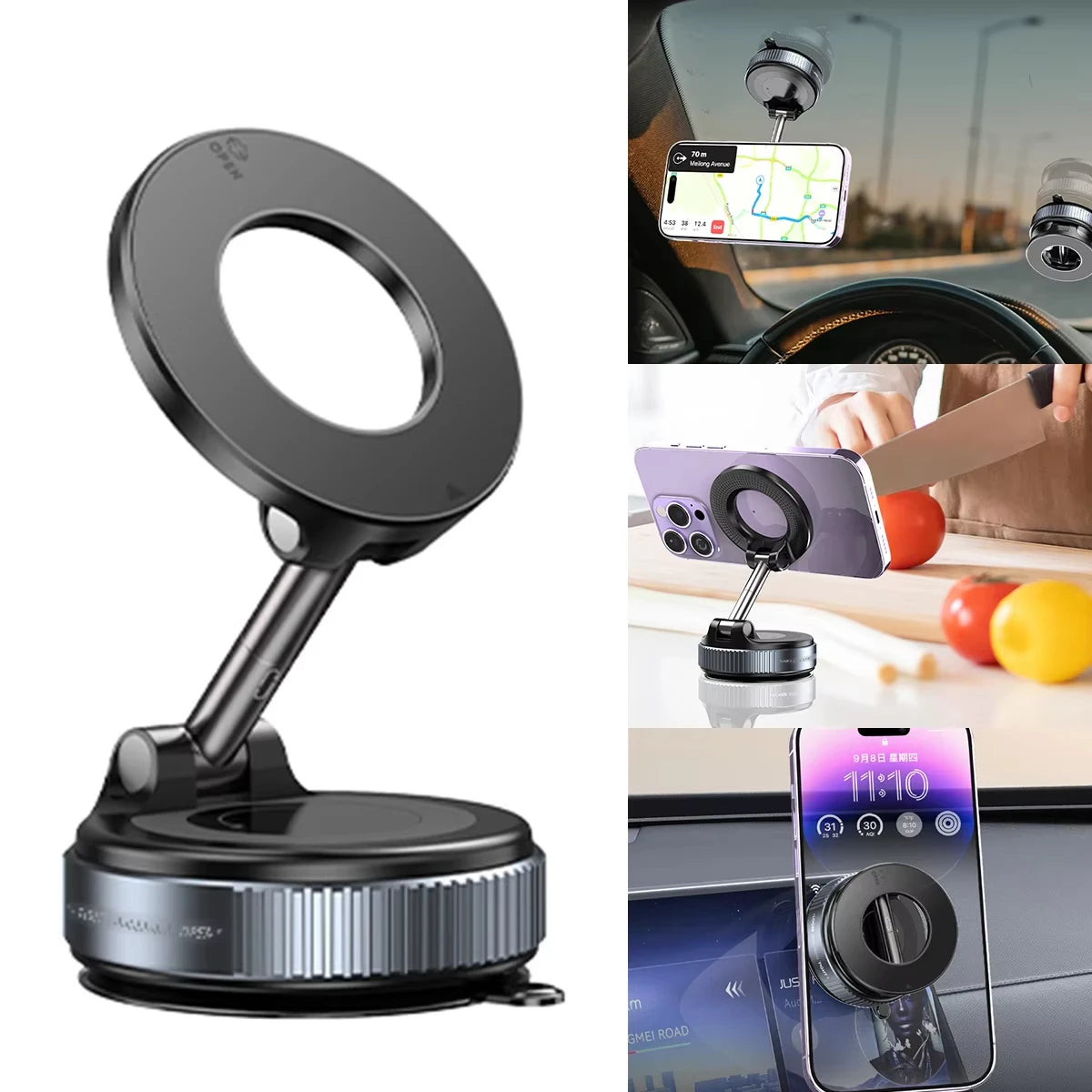 Soporte magnético para teléfono en el coche