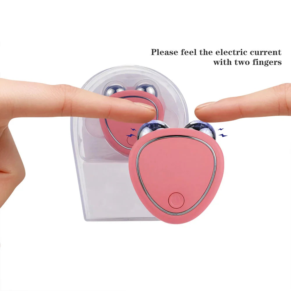 Máquina de elevación facial Masajeador rejuvenecimiento belleza, carga facial antiarrugas
