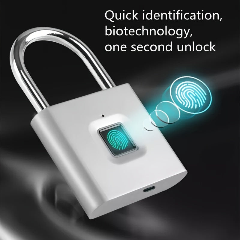 Candado Water proof Para todo uso con Fingerprint Lock cargable