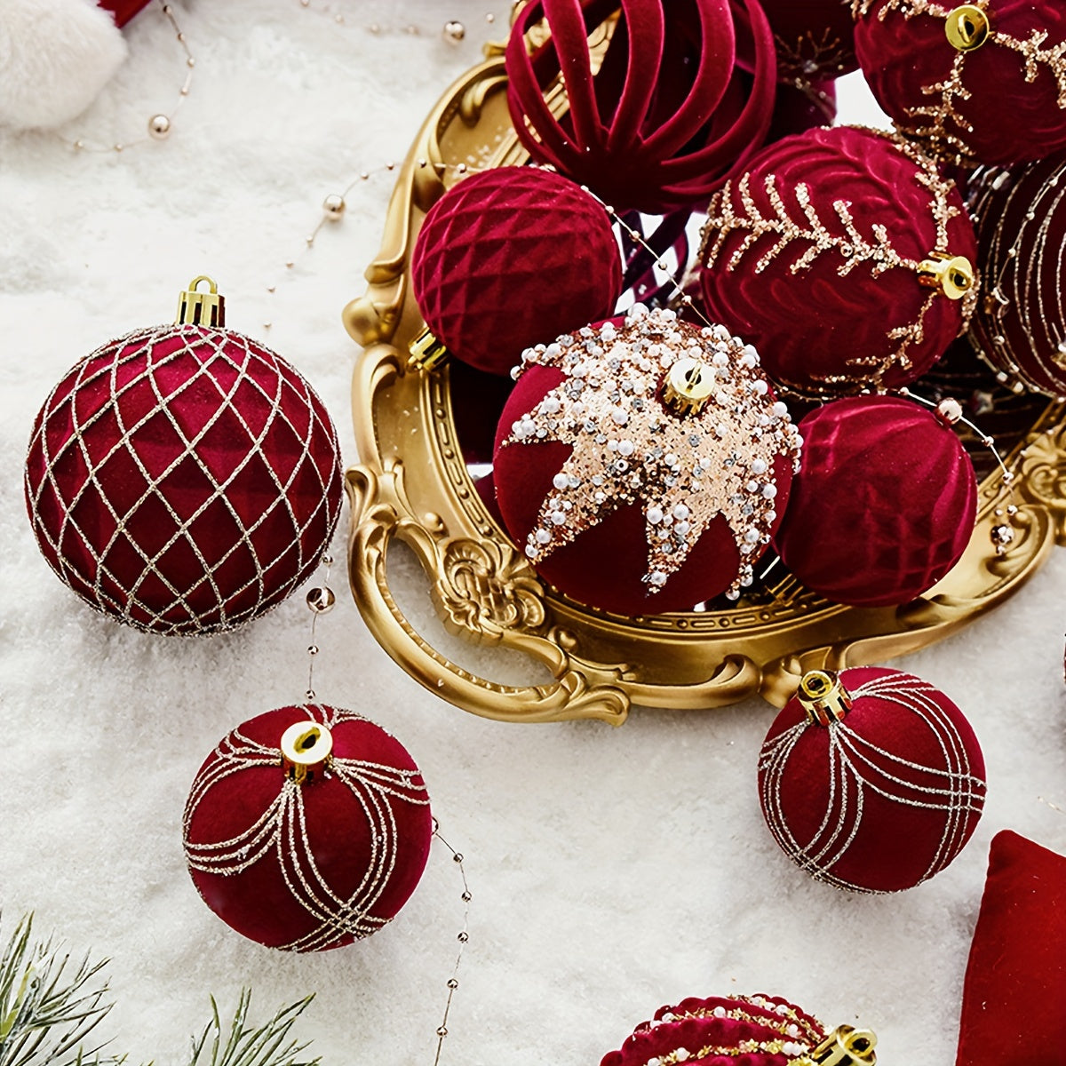 Esferas de decoración para árbol de navidad